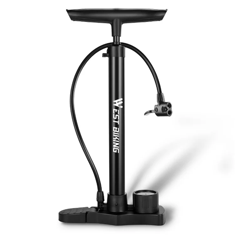 WEST BIKING YP0711142 160PSI Hochdruckluftpumpe für E-Bikes mit Manometer