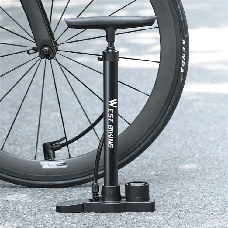 WEST BIKING YP0711142 160PSI Hochdruckluftpumpe für E-Bikes mit Manometer