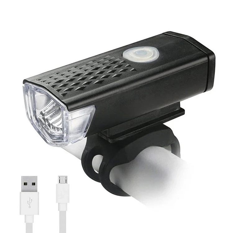 2255 Faro Waterproof Bicycle Front Light USB LED Ricaricabile in Bici a LED