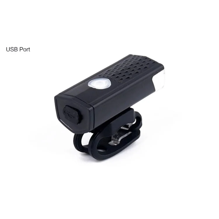 Faro frontal de bicicleta USB recargable con LED impermeable 2255