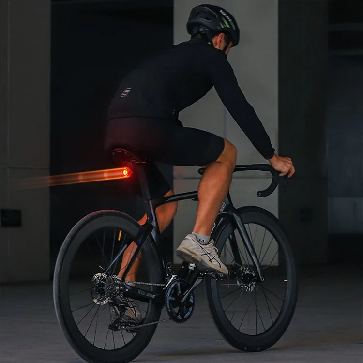 WEST BIKING YP0701437 Luz de Advertencia Inteligente para Bicicleta, Luz Colorida de Bicicleta