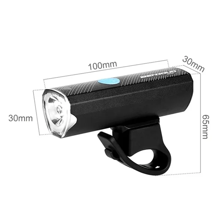 Bengguo BG-1913 Bicycle Light 500 Lumens 4 Modie Bike Luci da Bici USB Porta Ricaricabile Per la Guida Notturna