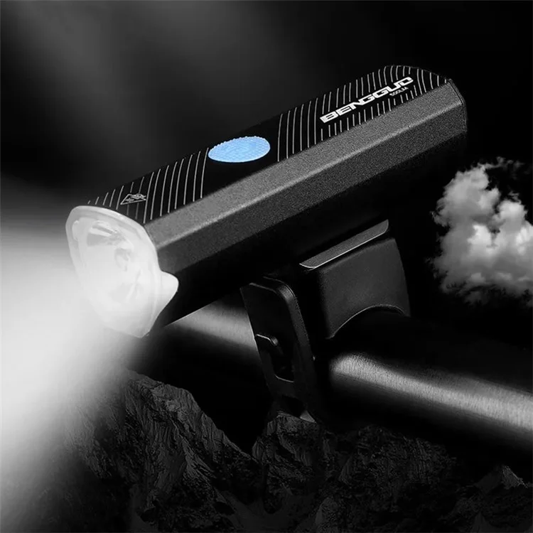 Bengguo BG-1913 Bicycle Light 500 Lumens 4 Modie Bike Luci da Bici USB Porta Ricaricabile Per la Guida Notturna