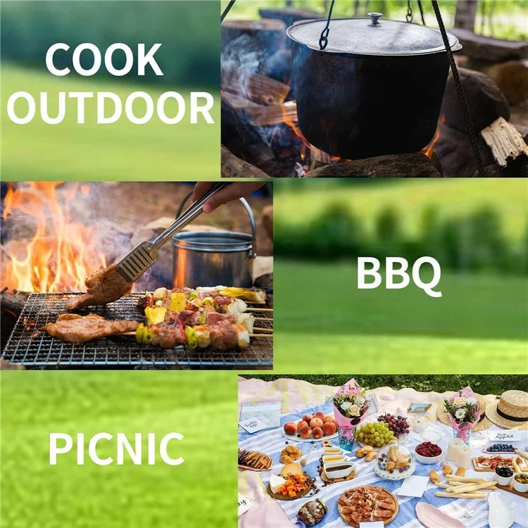 Kosibat CL260 10pcs Gewürzglasflaschen Mit Canvas-bag Camping Picknick BBQ Spice Container Set (bpa-frei, Keine Fda-zertifiziert) - Khaki