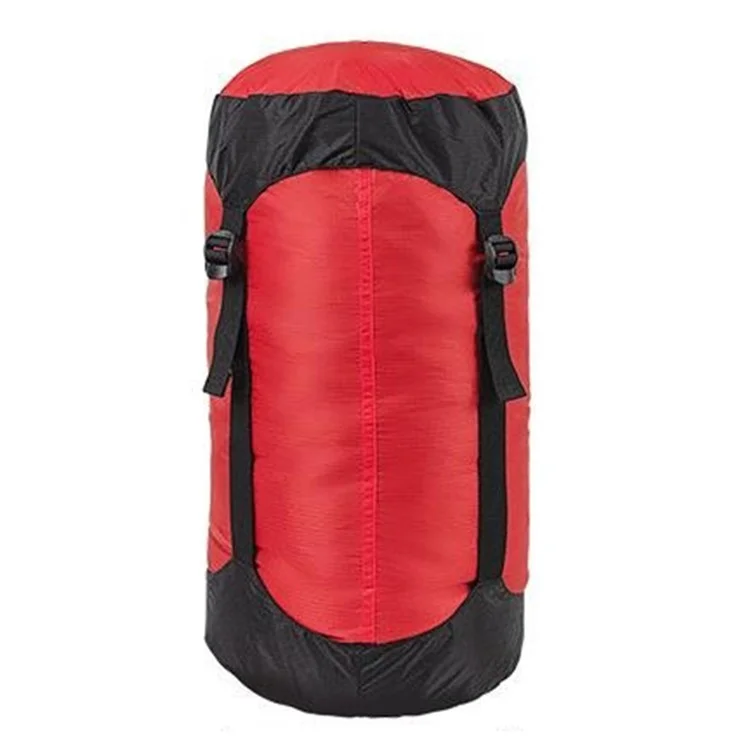 20-35L Camping Backpacking Waterproof Nylon Compression Stuff Sack for Sleeping Bag, Size XL - Red