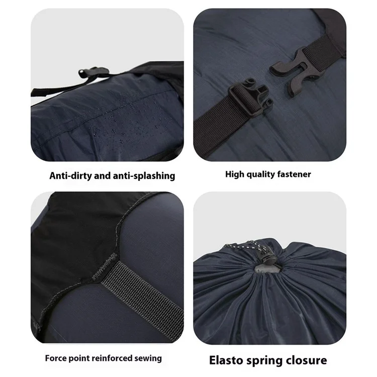 20-35L Camping Backpacking Waterproof Nylon Compression Stuff Sack for Sleeping Bag, Size XL - Red