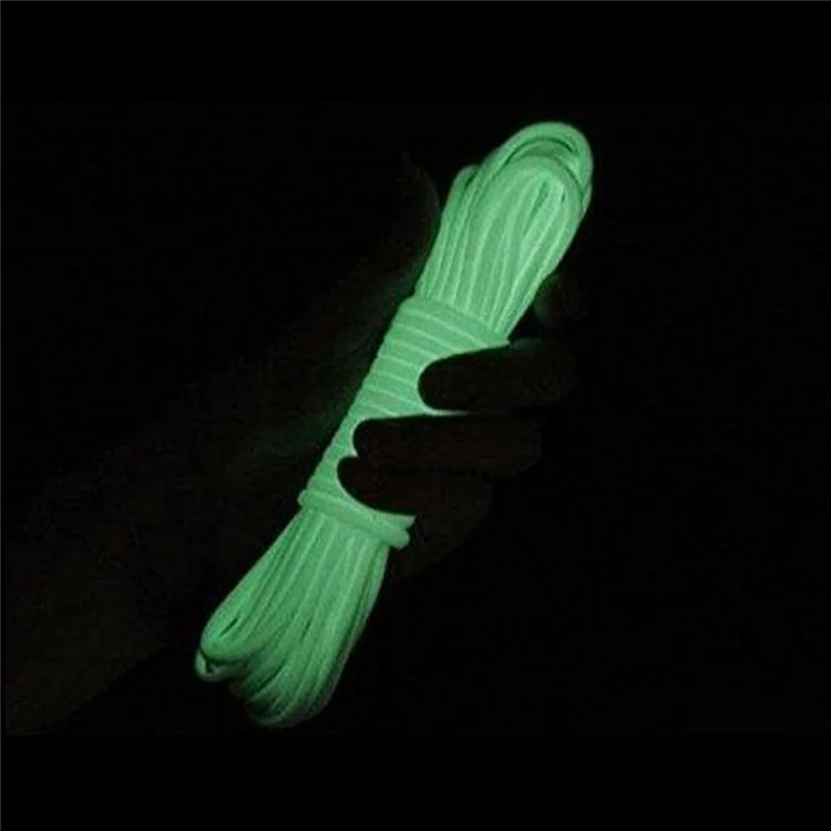 CLS AL569800510161 Cuerda luminosa para tienda de campaña de 20 m, 9 hebras de nailon y poliéster, diámetro de 4 mm - Verde