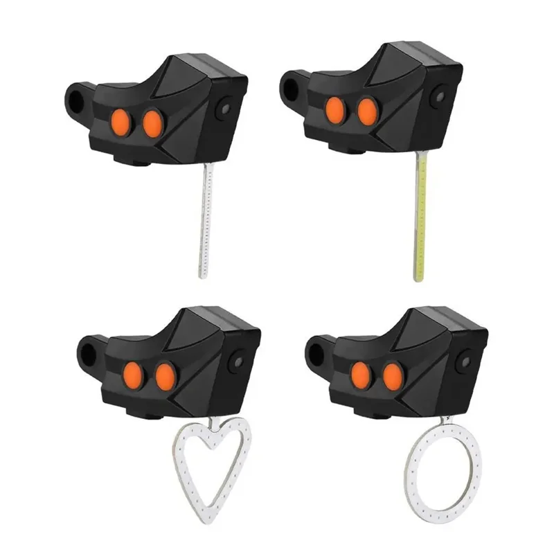 BENGGUO BG-3143 Rennrad-Radfahren-Laser-Rückleuchte Sicherheitswarnung Hochleistungs-LED-Leuchte - Herzform + Sternenhimmel-Laser