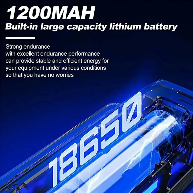 2 in 1 USB Solar Powered Bike Front Light with 120dB Horn 3 Light Modes Bicycle Headlight - Blue