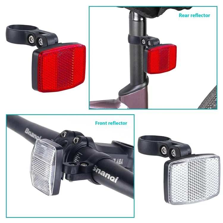 Supporto per Airtag Portabicicletta Luce posteriore antifurto Localizzatore Supporto per sella di bicicletta Luce posteriore riflettente - Luce rossa