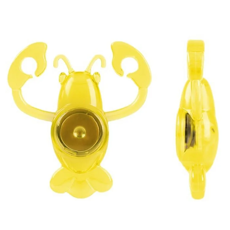 ESLNF 05BR0180 Mountain Road Bicycle Tail Light Creative Lobster Waterproof Night Riding Warning Light - Yellow / Orange Light