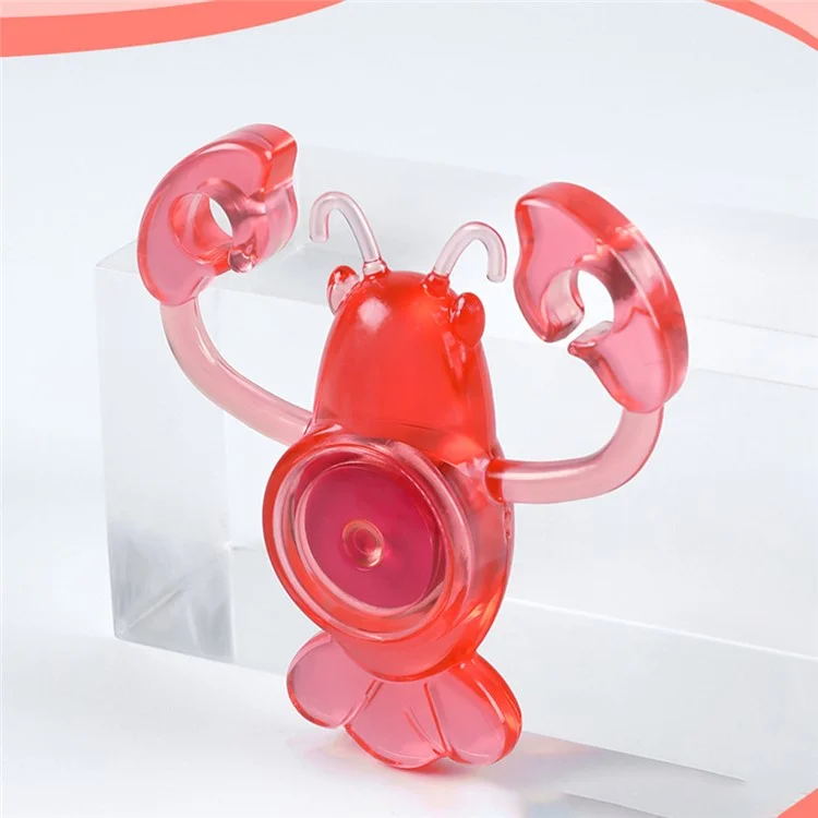 ESLNF 05BR0180 Mountain Road Bicycle Tail Light Creative Lobster Waterproof Night Riding Warning Light - Yellow / Orange Light