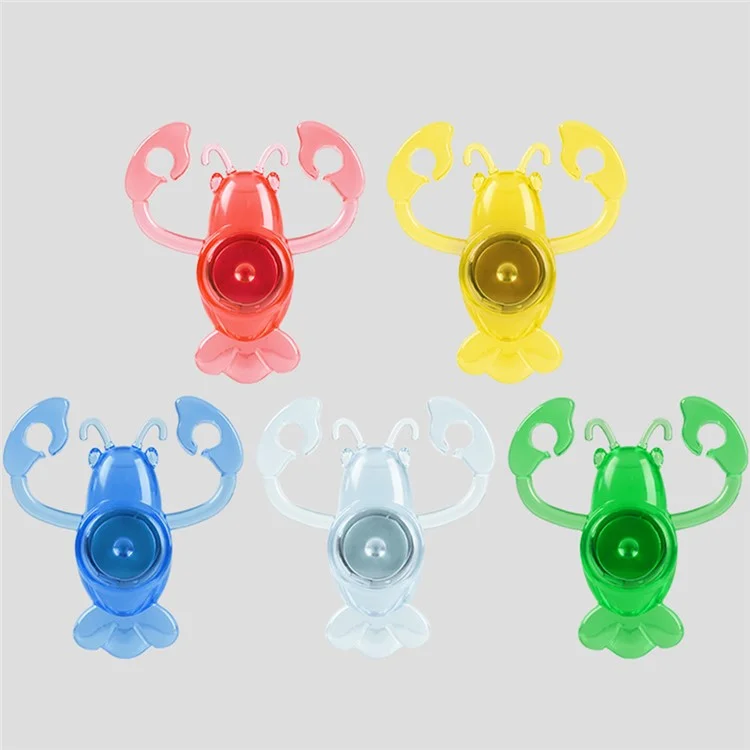 ESLNF 05BR0180 Mountain Road Bicycle Tail Light Creative Lobster Waterproof Night Riding Warning Light - Yellow / Orange Light