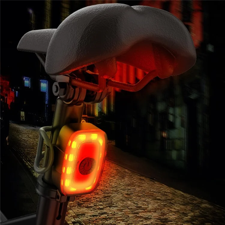 W01 Rechargeable Bike Tail Light High Brightness Road MTB Bikes LED Cycling Safety Warning Lamp (CE Certified)