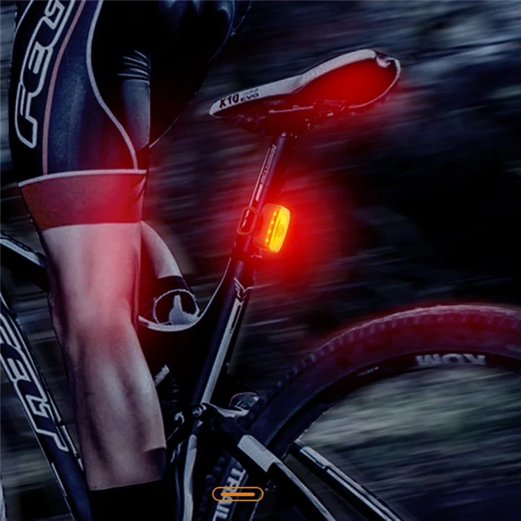 W01 Rechargeable Bike Tail Light High Brightness Road MTB Bikes LED Cycling Safety Warning Lamp (CE Certified)