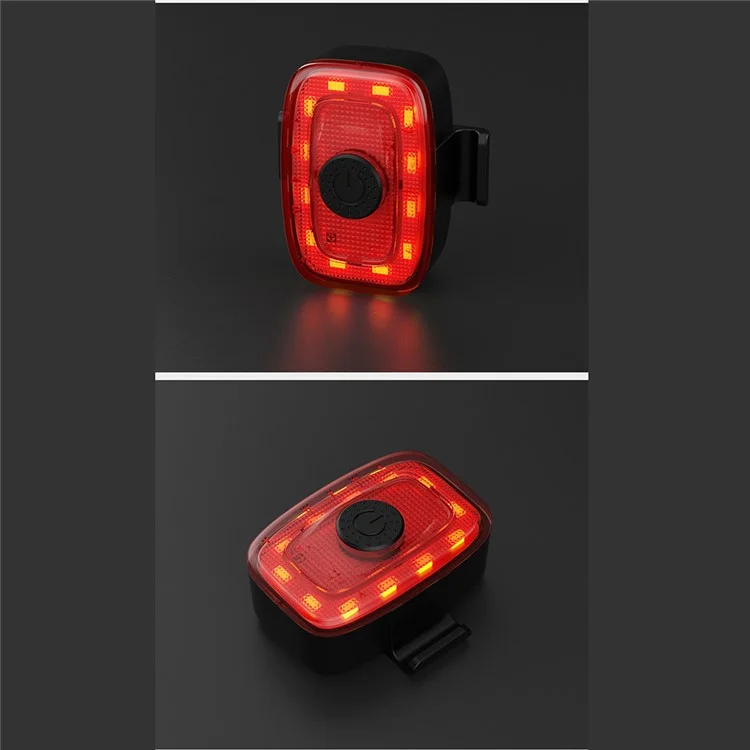 W01 Rechargeable Bike Tail Light High Brightness Road MTB Bikes LED Cycling Safety Warning Lamp (CE Certified)