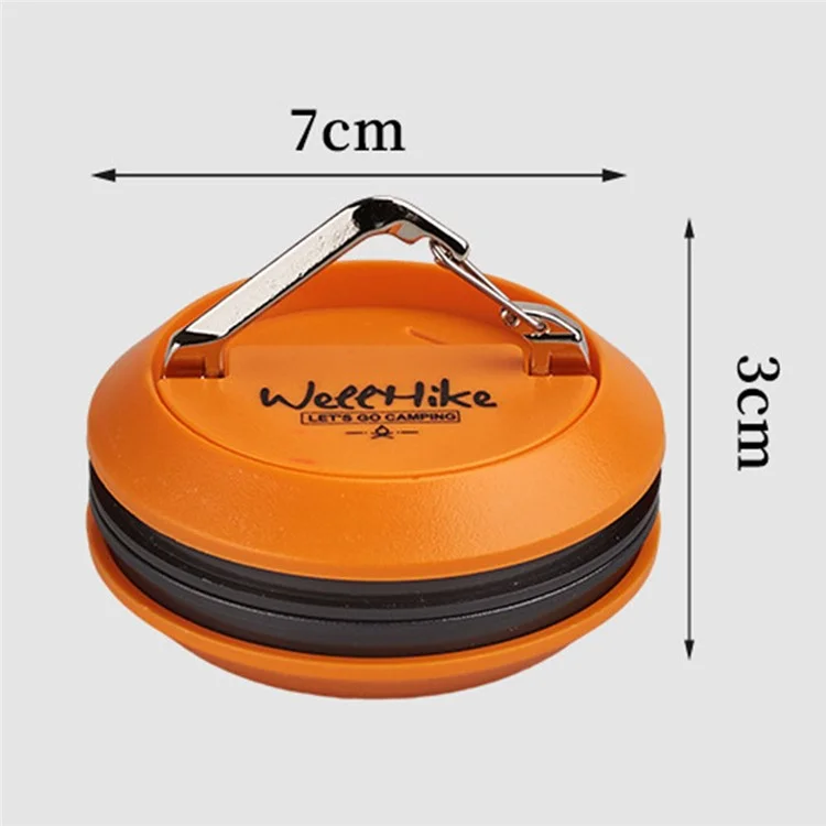 WELLHIKE Lona de Camping Multifuncional para Exteriores com Gancho Magnético para Toldo - Cinza