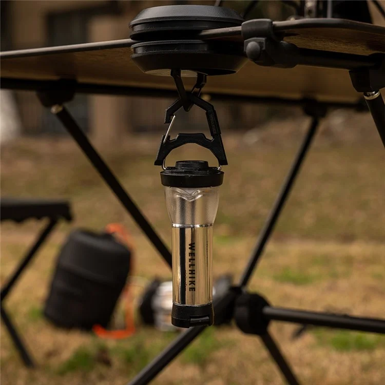 WELLHIKE Lona de Camping Multifuncional para Exteriores com Gancho Magnético para Toldo - Cinza
