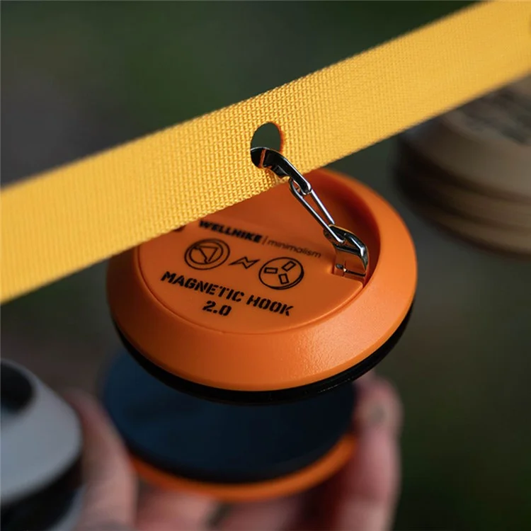 WELLHIKE Lona de Camping Multifuncional para Exteriores com Gancho Magnético para Toldo - Cinza