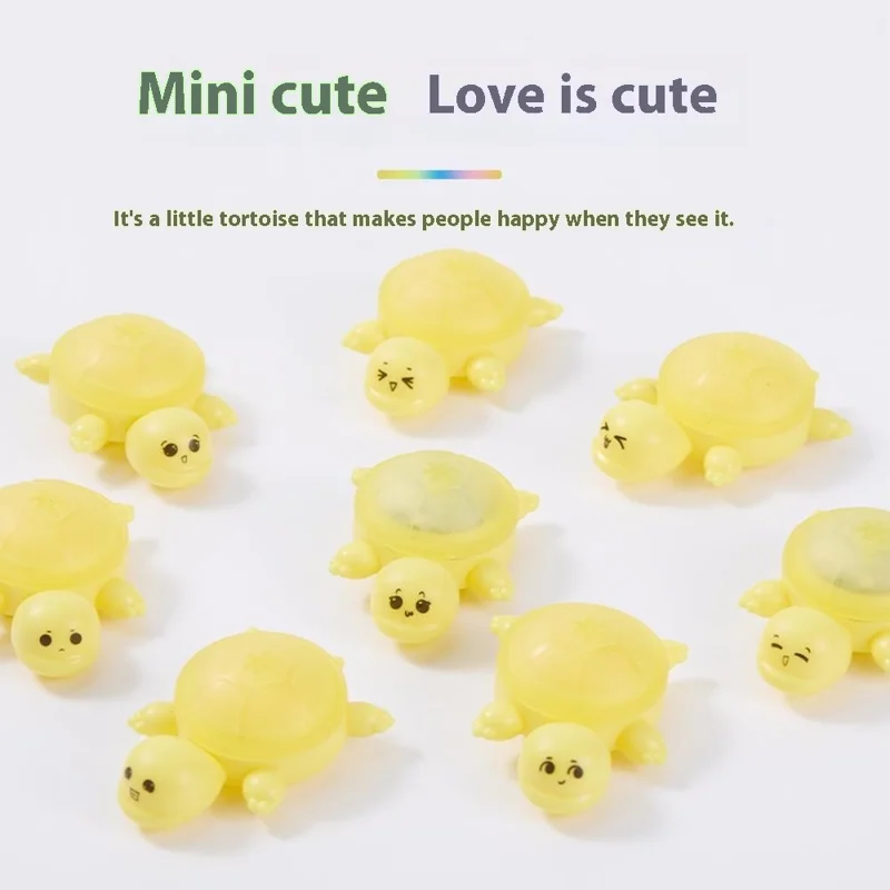Cute Turtle Shape Bike Tail Light Waterproof Intelligent Motion Sensing Cycling Warning Lamp - Yellow