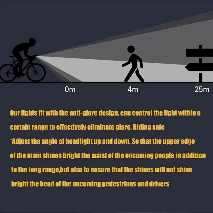 Süße Cartoon-Ente Fahrradklingel mit 3 Modi aufladbarem LED-Scheinwerfer Fahrrad Warnalarm - Schwarz