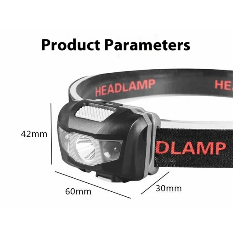 USB Rechargeable LED Headlamp Gesture Sensor Headlight for Outdoor Night Fishing Running Camping Hiking - Blue