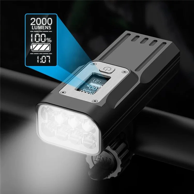 NATFIRE GTR60 Bicycle Front Light Mountain Bike Night Cycling Rechargeable High Brightness Headlight