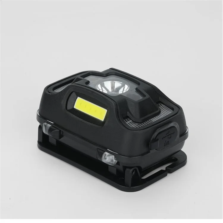 Lampe frontale SUPFIRE HL16 de 5W avec détecteur de mouvement, double source lumineuse, 5 modes et éclairage COB.