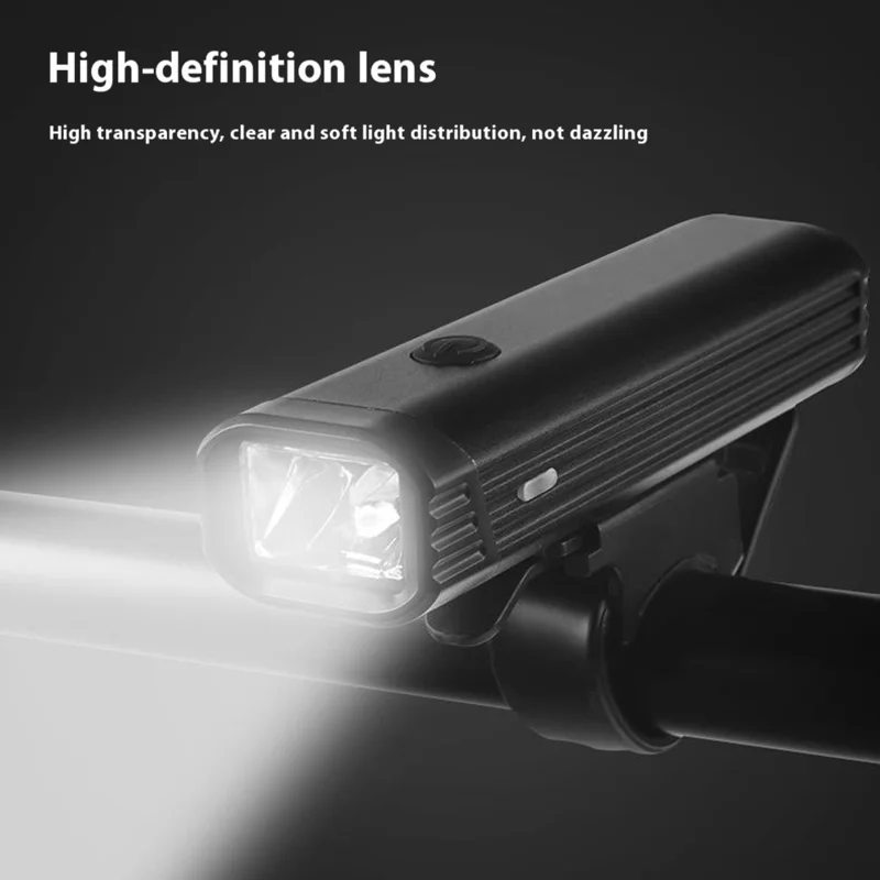 210-1 400 Lumen Fahrradlicht vorne Lenkerlampe USB wiederaufladbar Aluminiumlegierung Taschenlampe für Nachtradfahren