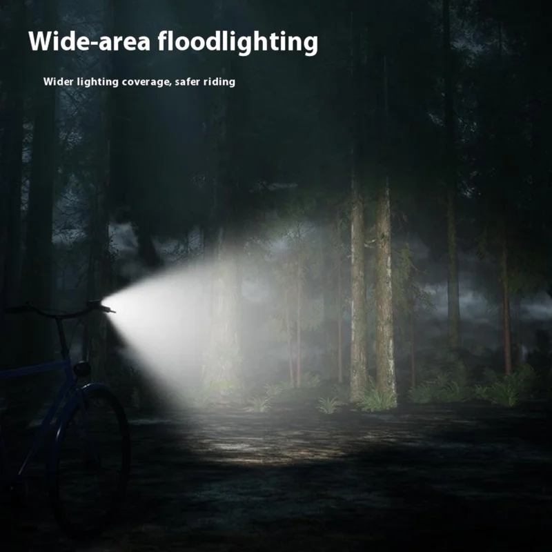 210-1 400 Lumen Fahrradlicht vorne Lenkerlampe USB wiederaufladbar Aluminiumlegierung Taschenlampe für Nachtradfahren