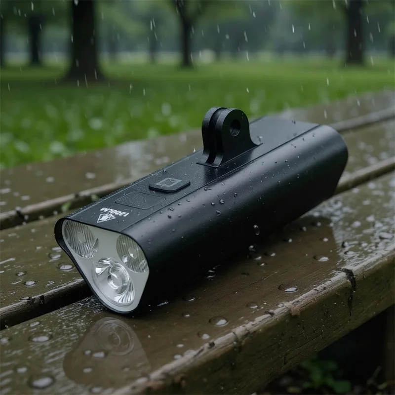 Supporto di Sospensione BENGGUO BG-1949 Luce Anteriore per Bicicletta Mountain Bike in Lega di Alluminio per Guida Notturna