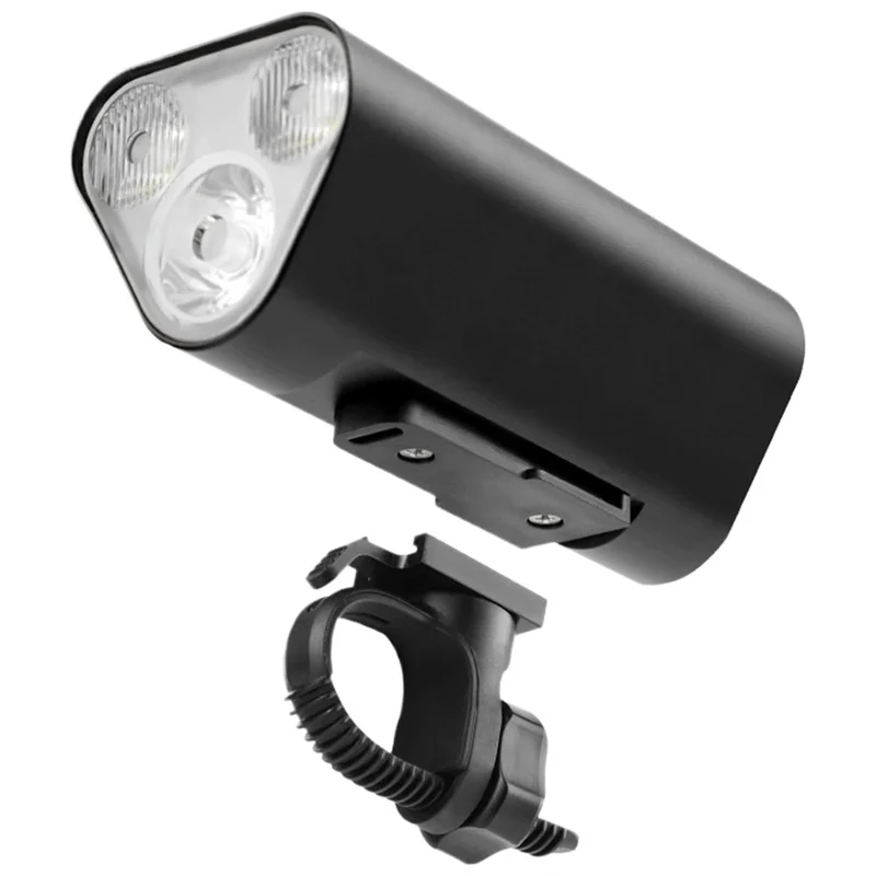 BENGGUO BG-1940 Bicycle Mountain Bike Aluminum Alloy Front Light Night Riding Lamp with Battery Indicator