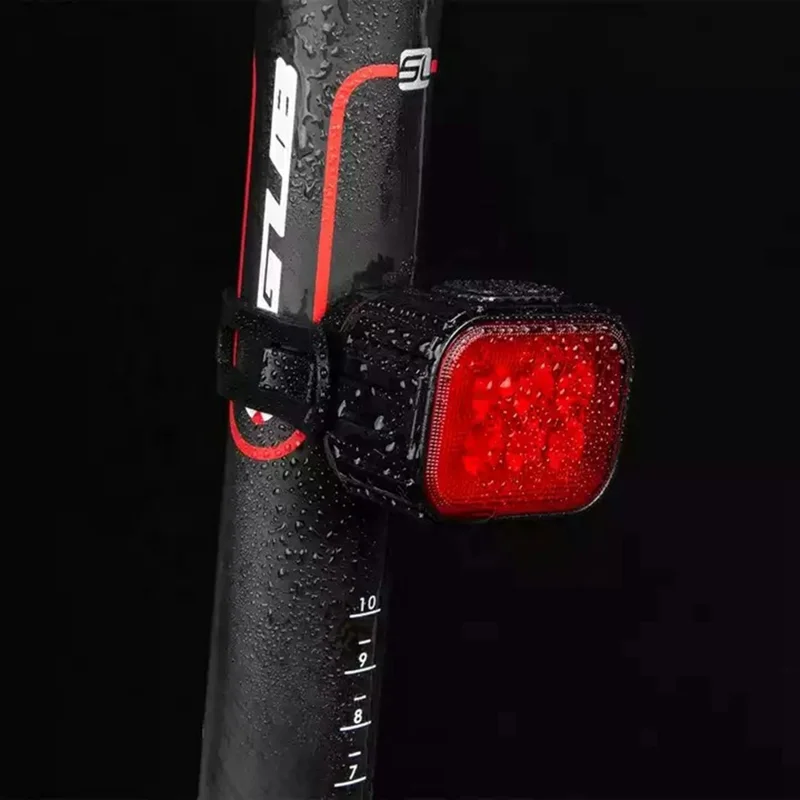 Q6 Bicycle Front and Rear Light Set Waterproof Safety Warning Lamps for Mountain Bike Helmet