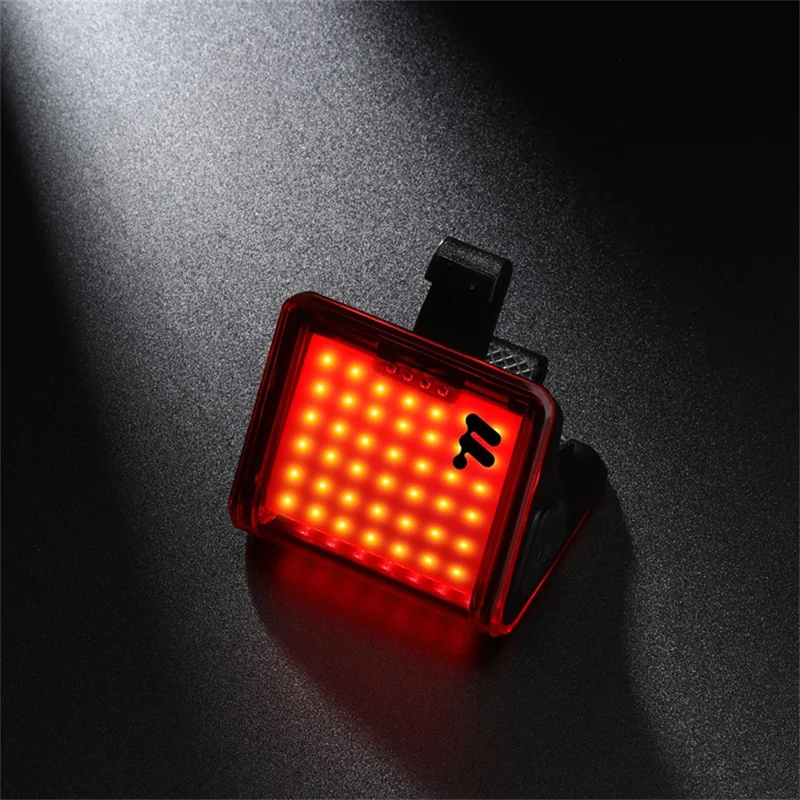 WEST BIKING YP0701494 Size S Bike Tail Light Triangle Shape 8 Modes COB LED Safety Warning Lamp for Mountain Road Bicycle