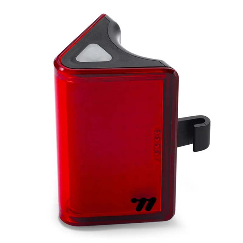 WEST BIKING YP0701495 Size L Bike Tail Light Triangle Shape 8 Modes COB LED Safety Warning Lamp for Mountain Road Bicycle