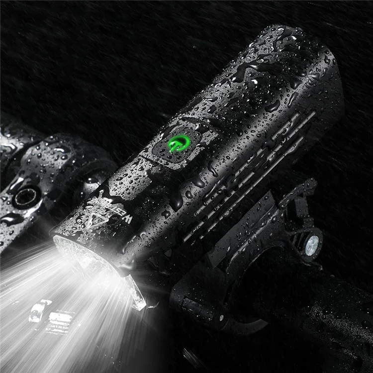 WEST BIKING YP0701295 1300LM Mountain Bike Headlight USB Rechargeable Flashlight