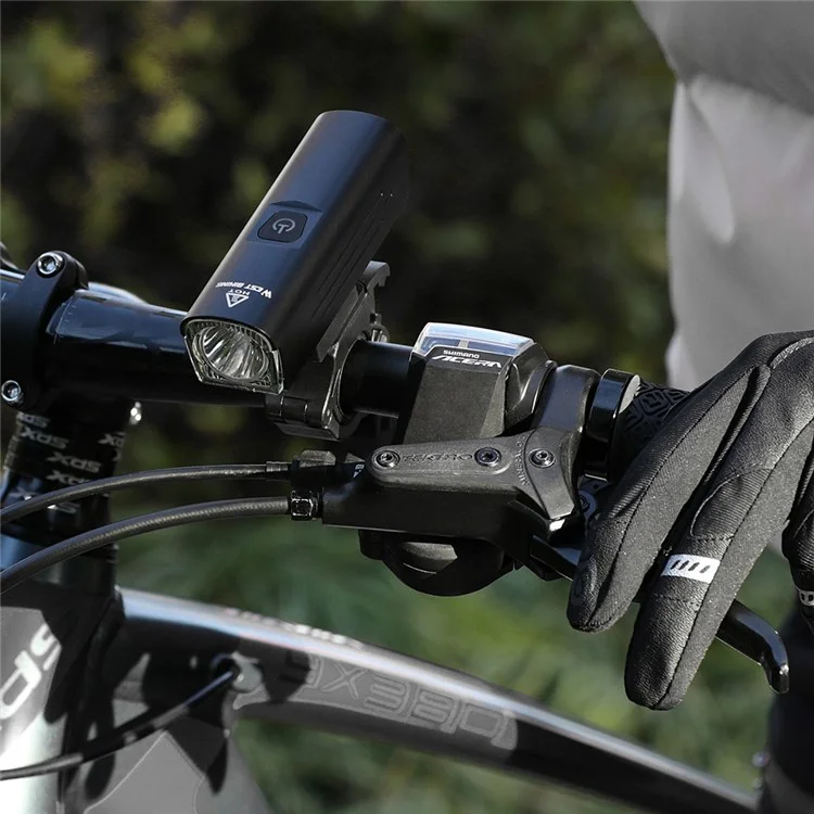 WEST BIKING YP0701295 1300LM Luz de Bicicleta Montanhosa USB Recarregável Lanterna