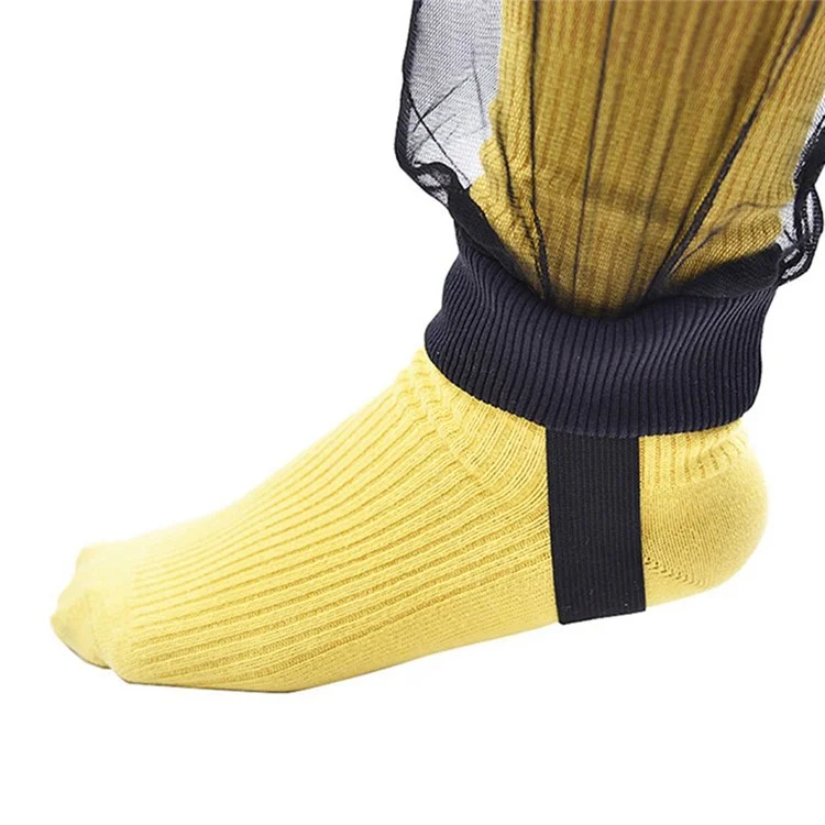 LUCKSTONE FWKTT-001 1 Paar Outdoor-Moskito-Mesh-Fußabdeckungen Bergsteigen Camping Netzgewebe - Schwarz