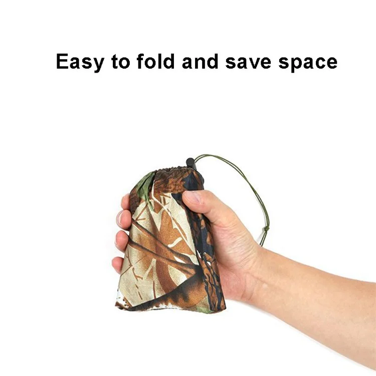 Portable Collapsible Basin Travel Foot Bath Bag Large Capacity Folding Washing Bucket - Camouflage