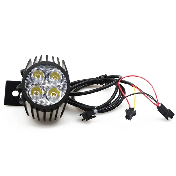 kdh-025 2-en-1 Vélo électrique LED Phare avec Klaxon Pièces modifiées E-bike Accessoires de remplacement du phare