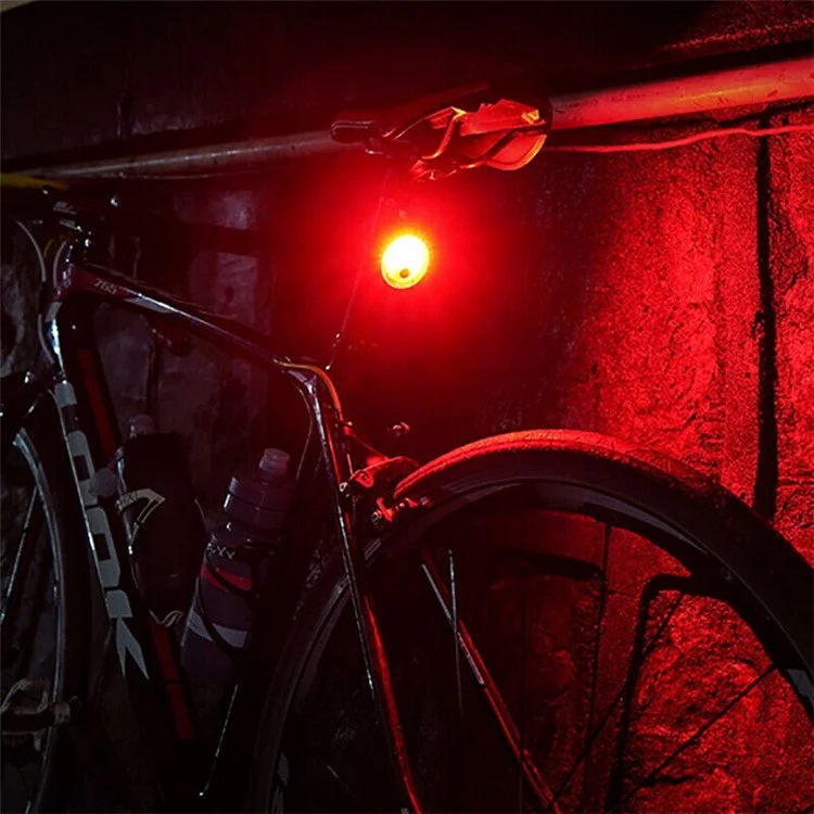 LEADBIKE A10 Universal Bike Taillight Water Resistant Bicycle Seat Rear Light with 360-Degree Rotating Bracket (USB Rechargeable)