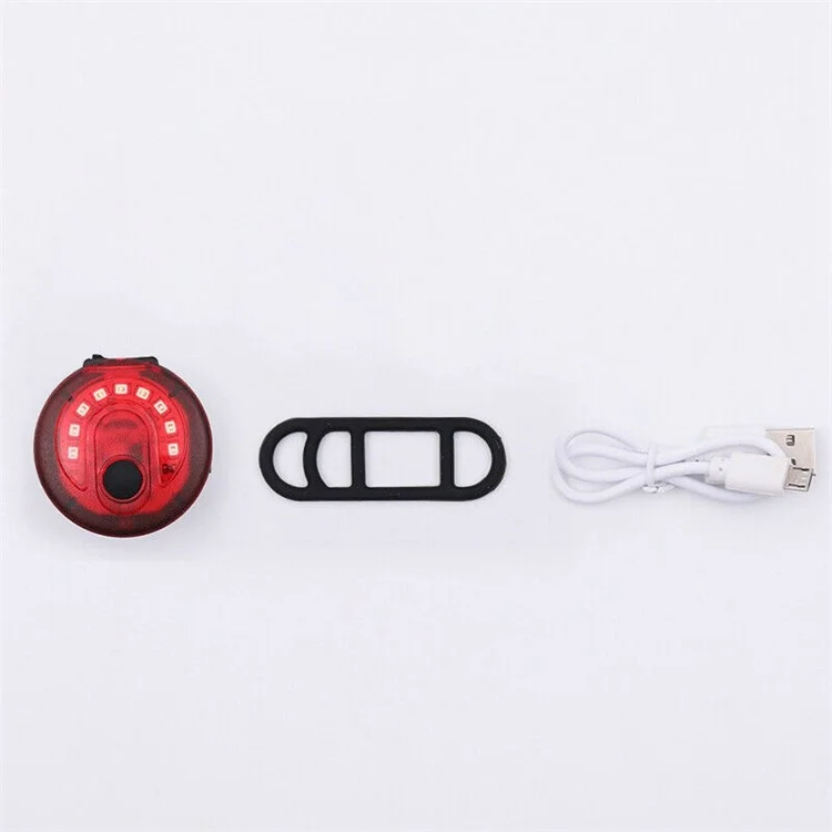 LEADBIKE A10 Universal Bike Taillight Water Resistant Bicycle Seat Rear Light with 360-Degree Rotating Bracket (USB Rechargeable)