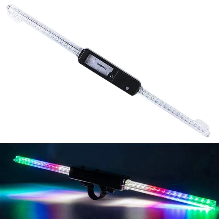 LEADBIKE LD35 Lumière de Roue de Vélo LED Étanche Vélo de Montagne Lumière de Rayon de Pneu avec 64 LED et 30 Modèles de Changement (Conception de Charge)