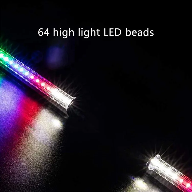 LEADBIKE LD35 Lumière de Roue de Vélo LED Étanche Vélo de Montagne Lumière de Rayon de Pneu avec 64 LED et 30 Modèles de Changement (Conception de Charge)