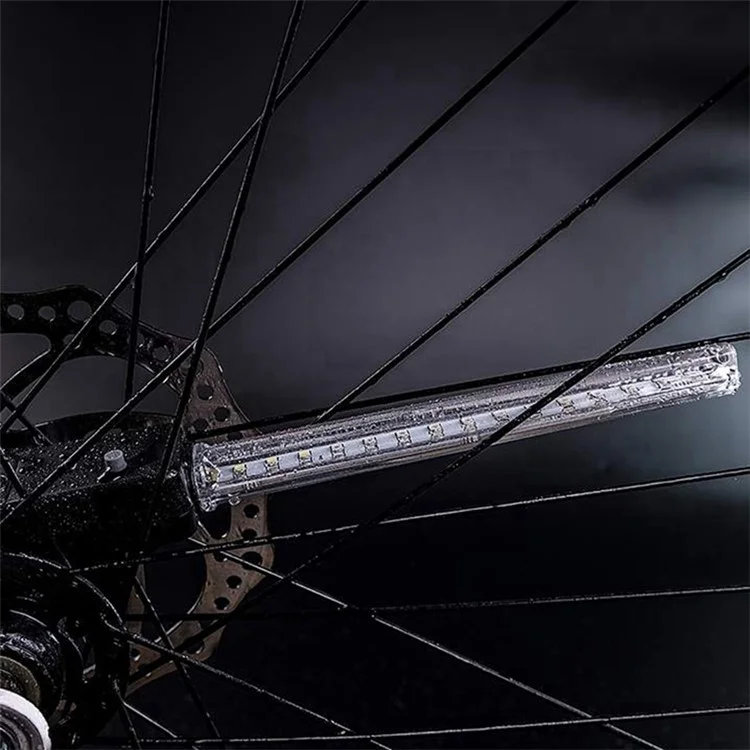 LEADBIKE LD35 Lumière de Roue de Vélo LED Étanche Vélo de Montagne Lumière de Rayon de Pneu avec 64 LED et 30 Modèles de Changement (Conception de Charge)