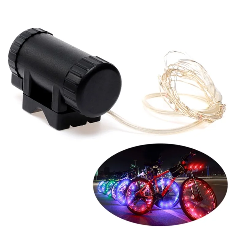 Свинцовый Велосипед A01 Ultra Bright Bike Wheel Light Strip Mtb Велосипедный Колесный Кружок - Синий