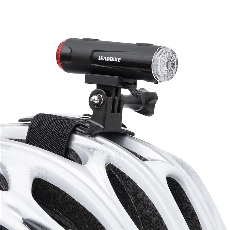 LEADBIKE LD56 Велосипедный шлем Лампа Двойная головка Передний / Задний свет USB перезаряжаемый Велосипедный шлем Передняя фара