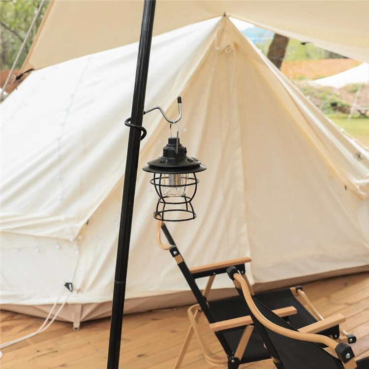 Cugadora de Linterna de Campamento en Forma de s Multifunción Soporte de Luz de Carpas de Acero Inoxidable Sin Deslizamiento Para Mochileros Actividades de Pesca PicnicOutdoor