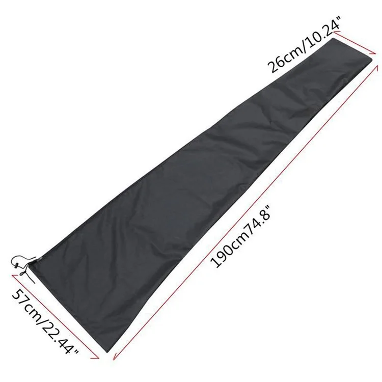 Outdoor Parasol Umbrella Cover Oxford Cloth Waterproof Dustproof Sunshade Umbrella Cover, Size: 26x57x190cm