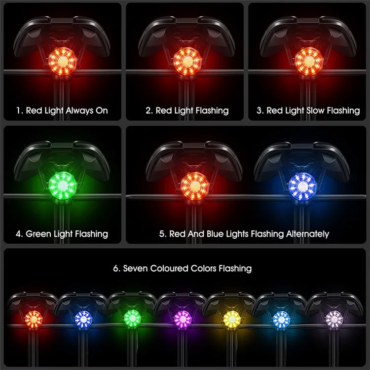 WEST BIKING YP0701331 Luz Traseira Brilhante e Colorida LED para Bicicleta, Acessório de Segurança Ciclística - Instalação Sob o Assento